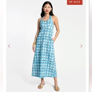Frances Valentine Malia Halter Dress Plaid 6 NEW WITH TAGS